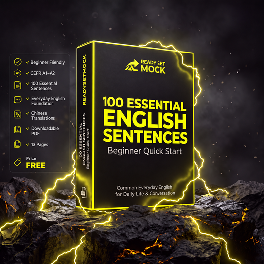 Free: 100 Essential English Sentences - Beginner Chinese Learner PDF